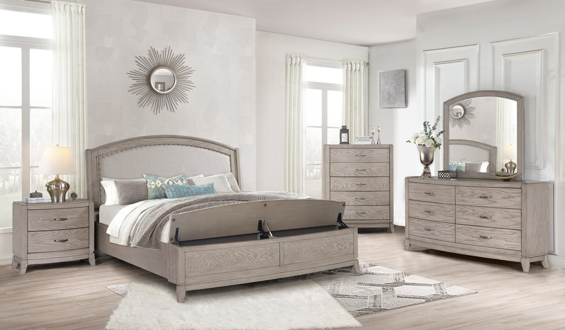 B8000 - 4pc or 5pc Bedroom Set - Queen, King