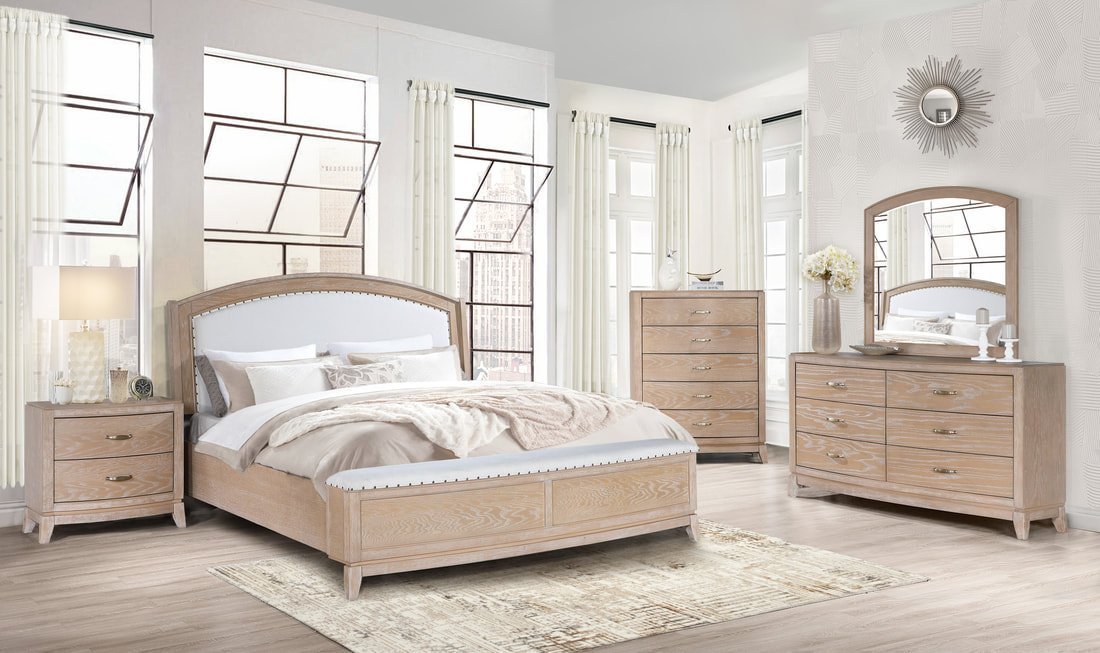 B8010 - 4pc or 5pc Bedroom Set - Queen, King
