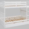 BB31 Full/Full Bunk Bed w/Twin Trundle White