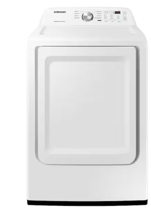 SAMSUNG 7.2 cu. ft. Vented Electric Dryer with Sensor Dry in White