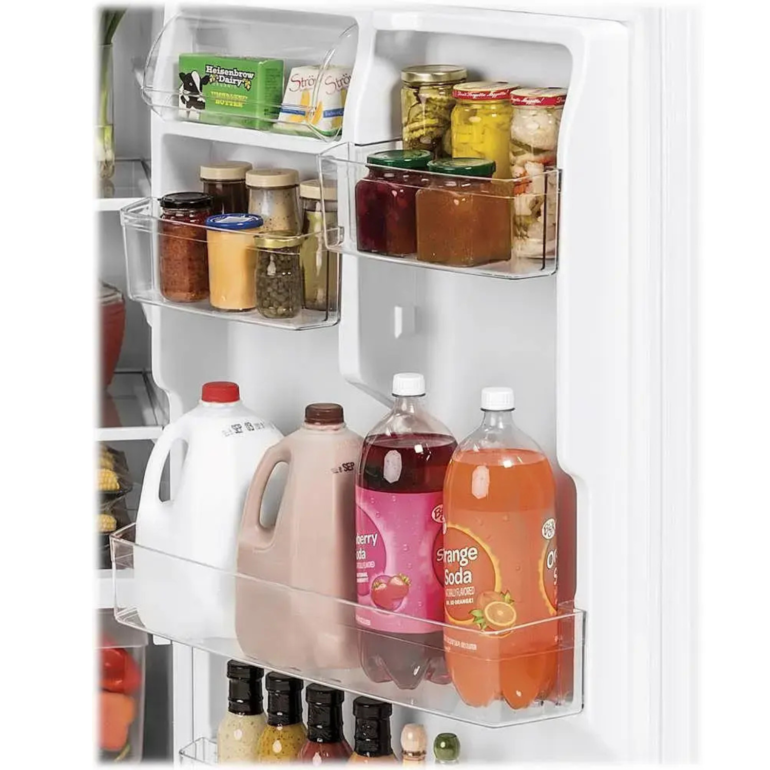 Untitled design (100) GE - 21.9 Cu. Ft. Top-Freezer Refrigerator with Garage Ready Performance - White
