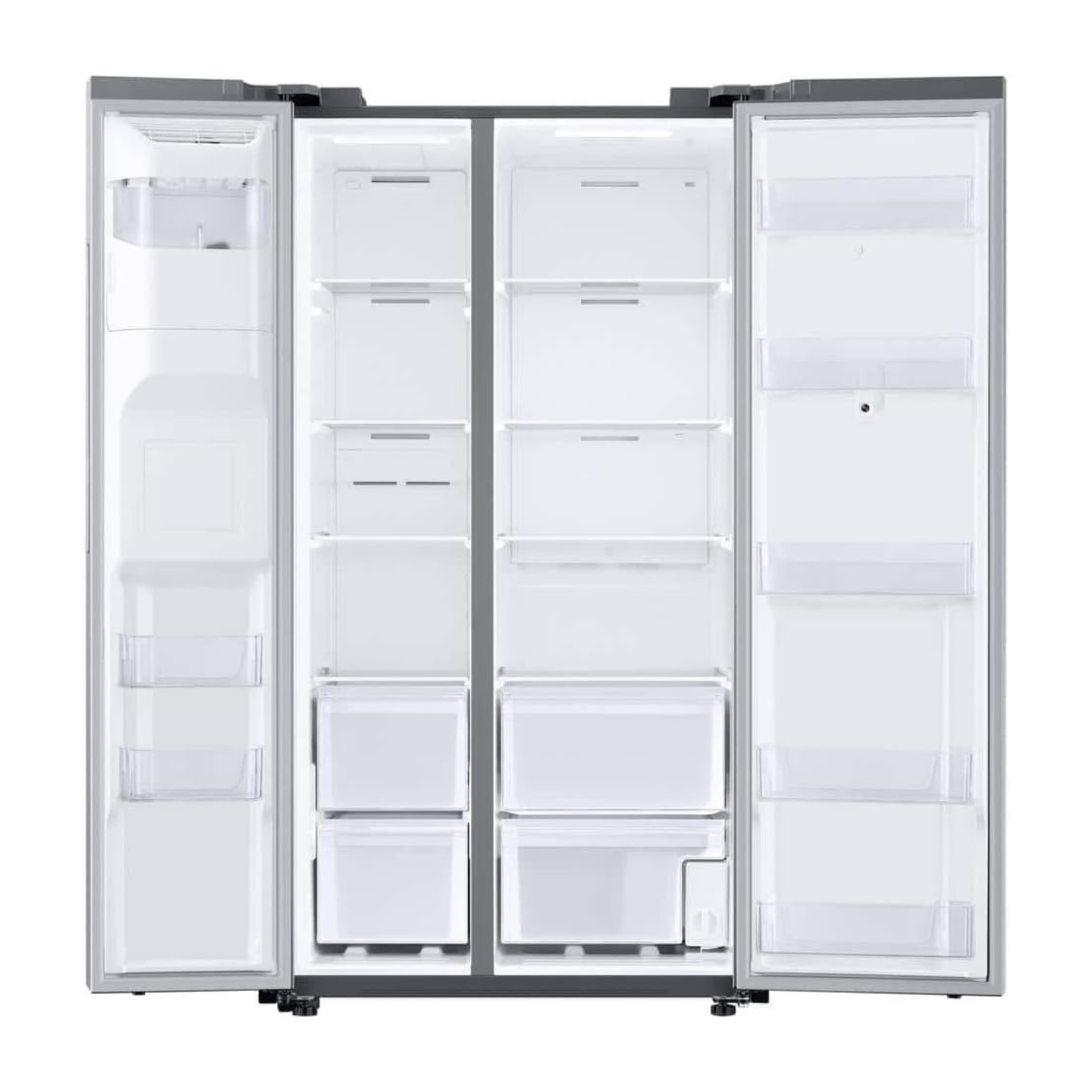 SAMSUNG RS27T5561SR 26.7 Cu. Ft. Side-by-Side Refrigerator with 21.5 inch Touch-Screen Family Hub