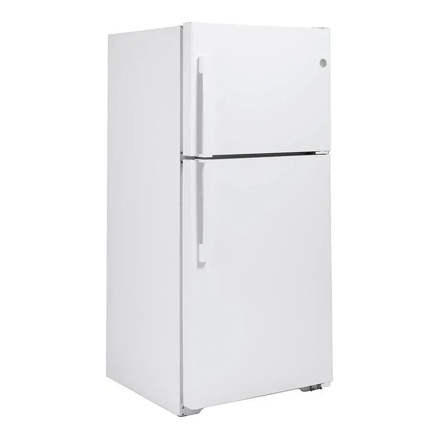 Untitled design (97) GE - 21.9 Cu. Ft. Top-Freezer Refrigerator with Garage Ready Performance - White